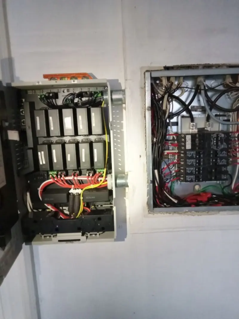 Electrical panel upgrade completed for Indoor Lighting Installation in Ferry Pass